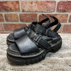 Dr. Martens Black Platform Sandals